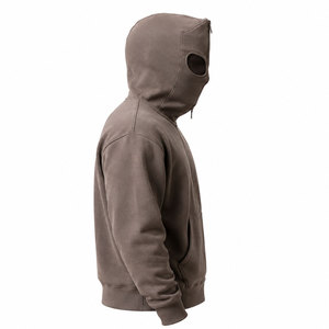 Fashion Clothing Man Blank Men's Full <b>Zip</b> <b>Hooded</b> Sweatshirt Customized Color Premium 100% Organic Cotton Eco-Friendly Hoodie - Product Image 3