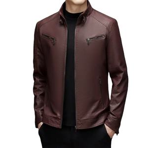 Chaquetas de cuero para hombre de diseño personalizado, de alta calidad, hechas en Pakistán, chaqueta de lona a la moda para hombre. - Product Image 2