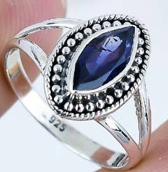 แหวนเงินสเตอร์ลิง925แบบแฮนด์เมดแหวนเงินสเตอร์ลิงแนววินเทจแบบฝาอัญมณีตัดเป็นชิ้นธรรมชาติสำหรับงานแต่งงาน - Product Image 4