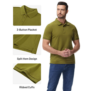 Polos de golf à manches courtes décontractés pour hommes Vente en gros Polos imprimés personnalisés Polos personnalisés à séchage rapide - Product Image 4