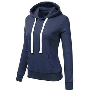 100% polaire respirant grande taille femmes sweats à capuche et sweats du Pakistan OEM Service femme pull sur sweats à capuche femmes en gros - Product Image 2