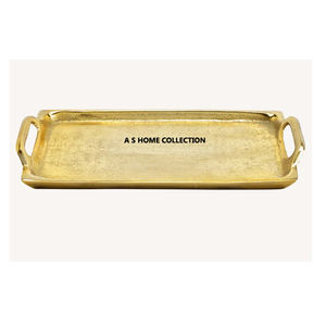Mayorista Fabricante Blanco Oro Diseñador Maneja Bandeja Mayor Calidad Tamaño Personalizado Y Forma Bandeja De Servicio Decorativo - Product Image 5