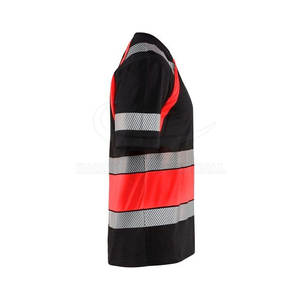High Visibility <b>Working</b> T <b>Shirts</b> <b>Men</b> Reflective Safety Wear for Construction Sites Road Work and Industrial Environments - Product Image 3