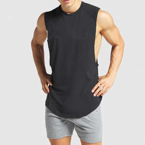 Débardeurs à séchage rapide pour hommes Quantité en vrac Plus Size Gym Fitness Wear Singlets peu coûteux - Product Image 6