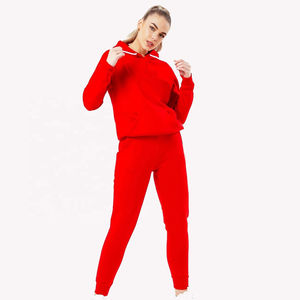 Conjunto Deportivo de Felpa de Poliéster Estampado para Hombre y Mujer, Sudadera con Capucha Extra Grande, Pantalones Deportivos Ligeros y Transpirables, OEM - Product Image 4