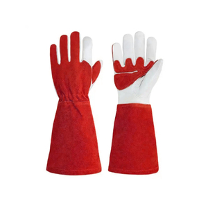 Gants de soudage en cuir de vachette de qualité supérieure pour une utilisation intensive avec des gants en cuir de protection des mains renforcés à grain complet pour hommes - Product Image 5