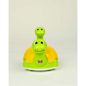 Deo Dino Push 'N' Go, juguete de plástico con ruedas para niños, amigos prehistóricos sobre ruedas - Product Image 1