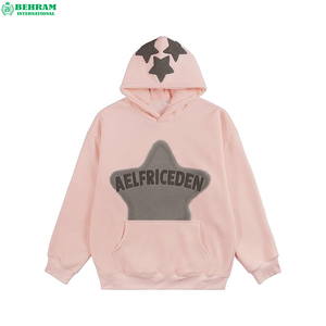 เสื้อฮู้ดผู้ชายแบบสวมหัวสำหรับฤดูหนาว ทรงปกติ ผ้าฟลีซบุผ้าฝ้าย 100% ปักลายพิมพ์นูนโลโก้ OEM ตามสั่ง - Product Image 3