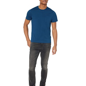 Camiseta de Algodón 100% para Hombre, Corte Regular, Dobladillo Curvo Largo, Ajuste Musculoso y Delgado, Camiseta Deportiva para Gimnasio - Product Image 3