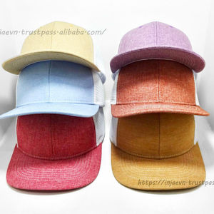 Sombrero de camionero de forma estructurada de perfil medio multicolor con logotipo personalizado, estilo callejero diario Vintage para adultos, fabricado por Injae Vina - Product Image 1