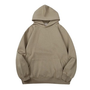 Sweat-shirts unisexes surdimensionnés en coton 100% tricoté, de haute qualité, avec impression de logo personnalisée, écologiques, taille plus pour hommes - Product Image 1