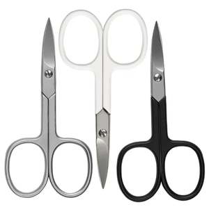 Ciseaux à cuticules en acier inoxydable à pointe incurvée, ciseaux à ongles, extra fins, extra tranchants, ciseaux de manucure, beauté personnalisée - Product Image 1