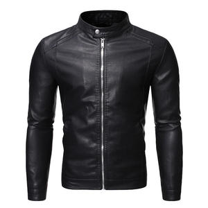 Blouson de moto en cuir marron vieilli pour homme, style café racer, avec épaules matelassées et doublure en peau de mouton, épais et de style locomotive - Product Image 1