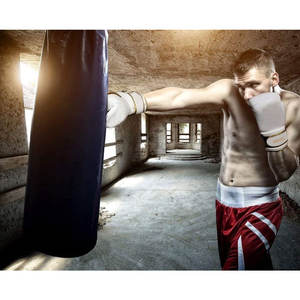 ถุงมือชกมวยทำจากหนังมีหลายสีเสริมความทนทานสำหรับการฝึกซ้อม - Product Image 2