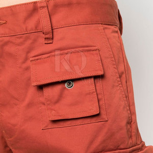 กางเกงคาร์โก้ผู้ชายดีไซน์ใหม่ ผ้าฝ้าย 100% น้ำหนักเบา สไตล์ลำลอง เอวกลาง สำหรับผู้ใหญ่-สไตล์สตรีทแวร์ - Product Image 5