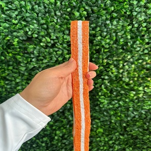 Sangle de sac personnalisée en perles de rocaille, broderie perlée, sangle de sac à main faite à la main en perles de rocaille - Product Image 4