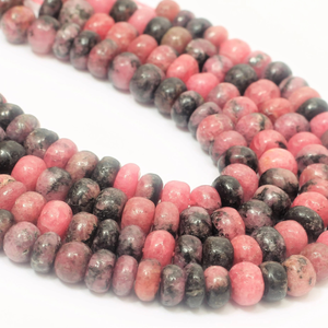 Cuentas de Rodonita Natural de Primera Calidad, Forma Redonda Lisa, 16 Pulgadas, Cuentas de Piedras Preciosas de Rodonita Rosa, Calidad AAA para Artesanía - Product Image 4