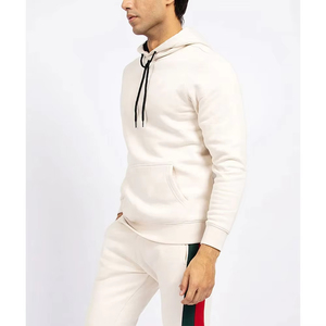 เสื้อฮู้ดสวมหัวโอเวอร์ไซส์ของผู้ชายผ้าคอตตอนโอเวอร์ไซส์งานตามสั่งเสื้อผ้าแนวสตรีทแฟชั่นผ้า100% ปักสำหรับฤดูหนาว - Product Image 5