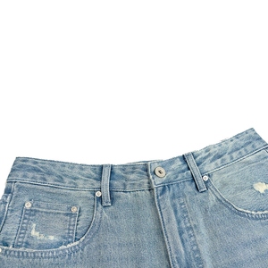 Shorts en jean pour homme personnalisés, coupe ample décontractée, style vintage, délavé, avec cordon de serrage, séchage rapide, style urbain - Product Image 5