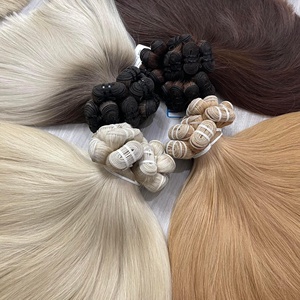 Vente flash!! 100% vietnamien cheveux humains Machine trame extensions de cheveux humains cheveux bruts cuticule alignée - Product Image 2