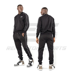 Dernier modèle de survêtements pour hommes Meilleure qualité de tissu pour l'hiver Prix de gros de haute qualité à bas quantité minimale de commande Costumes de survêtement pour hommes - Product Image 4