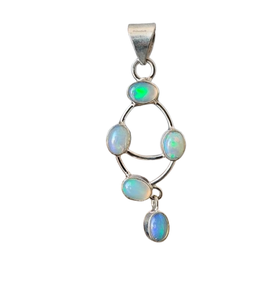 Handmade Classical <b>Pendant</b> 925 Solid Silver Jewelry For Women 925 Sterling Silver <b>Opal</b> Gemstone Boho Style <b>Pendant</b> Gift For - Product Image 1