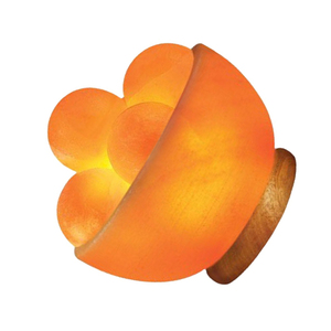 Lámpara de sal del Himalaya tallada a mano Artesanías naturales únicas para regalos de amor Producción al por mayor Lámpara de sal para cuenco de fuego - Product Image 2