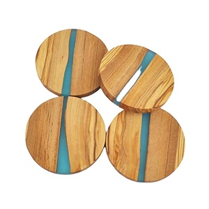 <b>Marine</b> <b>Resin</b> Coasters Customizable High Quality <b>Resin</b> Maple Coasters Customized Acacia Wood Epoxy <b>Resin</b> coaster for Glass Cup - Product Image 1