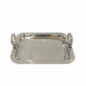 Plateau de service pour restaurant, café, hôtels, service de plats, nourriture, fruits, café, plateau de service de style royal, artisanal, haut de gamme, plat de service pour mariage - Product Image 4