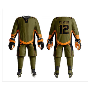 Uniforme de Hockey sobre Hielo para Adultos de Alta Calidad con Diseño Nuevo, Colores y Logotipos Personalizados, Transpirable, MOQ Bajo - Product Image 1