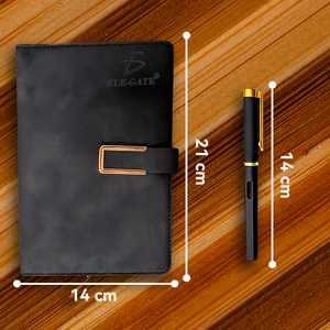 Set Regalo Aziendale Premium con Finitura Simil-Pelle, Blocco Note e Penna con Chiusura Magnetica - Product Image 2