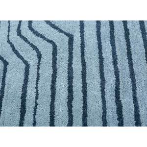 Alfombras Clásicas de Lana Azul Hechas a Mano, Tra-13011, para Sala de Estar, Pasillo, Alfombra Rectangular de 10 mm con Rayas de Diamantes, Hechas a Mano - Product Image 3