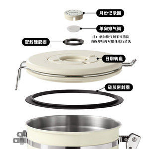 Hot Bán Thép Không Gỉ Key Tin Có Thể Lò Microwave <span class=keywords><strong>Container</strong></span> Thực Phẩm Cho Sữa Matcha Bột Protein Cho Lưu Trữ Và Sưởi Ấm - Product Image 3