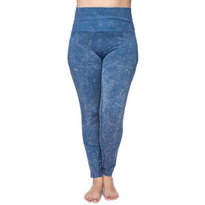 Leggings de Punto Elásticos y Ajustados para Mujer, Pantalones de Yoga Casuales y Versátiles para Hacer Ejercicio, Antibacterianos, Transpirables, Estilo Vintage - Product Image 1