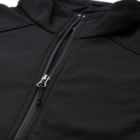 Vestes Softshell pour femmes avec impression de logo personnalisée, fermeture éclair sur le devant, col montant, légères, veste Softshell pour femmes
