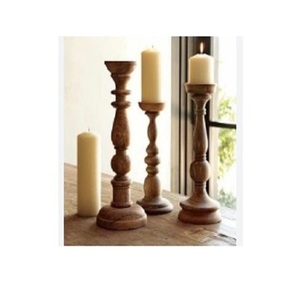 Customized Size Unique Design Natural Wooden <b>Candle</b> Stand Holder <b>Set</b> Round Votive <b>Candle</b> Holder Home Decoration Item - Product Image 4