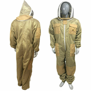 Servicio OEM de buena calidad personalizado al por mayor traje de abeja para hombres y mujeres con velo redondo Ultra capas traje de apicultura para la venta - Product Image 4