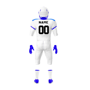Maillot de football américain sublimé personnalisé, 14 panneaux, design OEM à séchage rapide, uniforme de football américain fabriqué au Pakistan - Product Image 2