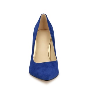 SAFFRON BLOOMS 2025 femmes nouveau dernier populaire sans lacet bout pointu dames talons hauts pompes femmes sandales nouvelles pompes de couleur unie - Product Image 3