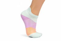 Chaussettes de sport épaisses pour hommes en Coolmax, antibactériennes et respirantes, avec motif à pois et détail de bordure inférieure, pour le sport et l'usage quotidien