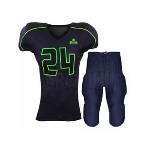 Uniformes de Fútbol Americano 100% Poliéster Talla Grande Antibacterianos Personalización Completa Jersey Ropa Deportiva para Hombre - Product Image 4