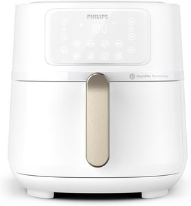 Pour appareils numériques, série 5000 XXL 8.1-10.0 L (1.4 Kg) 6 portions 16-en-1, connecté au Wi-Fi, 90% moins de graisse, blanc - Product Image 1