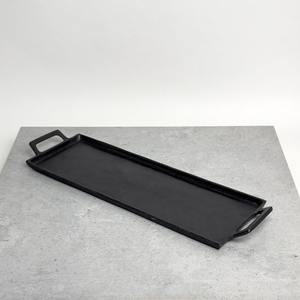 Bandeja redonda de fundición de aluminio con superficie pulida, apta para lavavajillas ecológica y duradera para procesamiento de alimentos y uso en talleres - Product Image 1