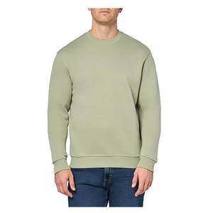 Sudadera de peso pesado de Color liso personalizada de alta calidad Premium para hombre, sudaderas de cuello redondo lavadas Vintage de gran tamaño, envío DDP - Product Image 1