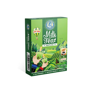 Kit instantané de thé à bulles avec perles de tapioca et pailles en papier Cassonade/Matcha/Saveurs originales | Fabricant OEM disponible - Product Image 2