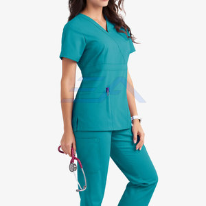 Último Diseño en Blusas Cruzadas para Mujer, Blusas Médicas Ligeras, Cómodas, de Alta Calidad y Personalizables, Más Vendidas - Product Image 2