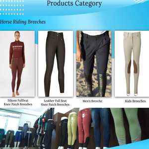 Collants équestres Jodhpur haut de gamme Culotte d'équitation avec logo personnalisé avec impression en silicone Collants de qualité à bas prix - Product Image 2