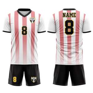 Uniforme de Fútbol Personalizado para Equipo, Camiseta de Fútbol Transpirable 100% Poliéster, Logotipo Personalizado, Unisex para Adultos - Product Image 2