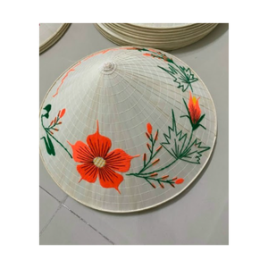 หมวกทรงกรวยที่ไม่ใช่ลาเวียดนามคุณภาพสูง: หมวกฟางปาล์มไม้ไผ่ทำด้วยมือสำหรับป้องกันแสงแดดและสไตล์ - Product Image 2