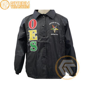 Orden personalizado de la estrella del Este, chaqueta de línea bordada de poliéster, ropa griega de alta calidad, chaquetas de entrenamiento OES para mujer - Product Image 6